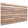 Panneaux muraux 5 pcs Marron Clair 100 x 50 cm Mousse EPS 646870646870