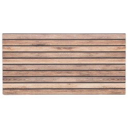 Panneaux muraux 5 pcs Marron Clair 100 x 50 cm Mousse EPS 646870646870