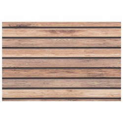 Panneaux muraux 5 pcs Marron Clair 100 x 50 cm Mousse EPS 646870646870