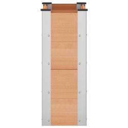 Jardinière surélevée Marron 50 x 30 x 72 cm 646874646874