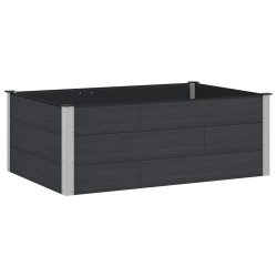 Jardinière surélevée Noir 150 x 100 x 54 cm 646875646875