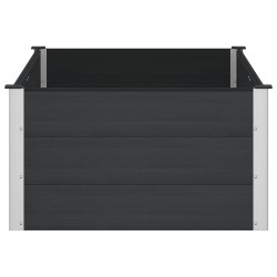 Jardinière surélevée Noir 150 x 100 x 54 cm 646875646875