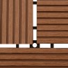 Carreau de terrasse 22 pcs Marron 30 x 30 cm WPC 646876646876