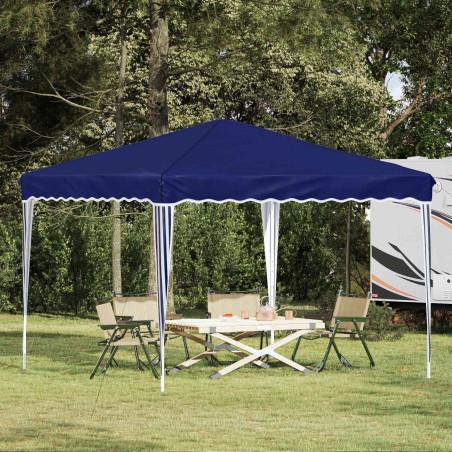 Tente de fête pop-up 288 x 288 x 245 cm Bleu Tissu Oxford 646877646877