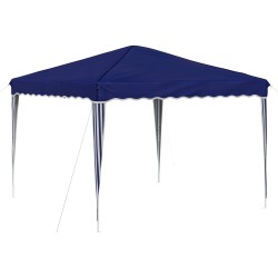 Tente de fête pop-up 288 x 288 x 245 cm Bleu Tissu Oxford 646877646877