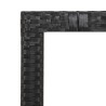Ensemble de bistro de jardin 5 pcs coussins noir poly rotin 646880646880