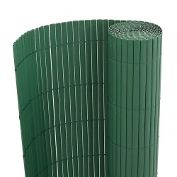 Clôture de jardin double face verte 1,8 x 5 m PVC 646889646889