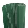 Clôture de jardin double face verte 1,8 x 5 m PVC 646889646889