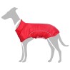 Imperméable pour chien avec bandes réfléchissantes en polyester rouge taille XS 646891646891