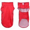 Imperméable pour chien avec bandes réfléchissantes en polyester rouge taille XS 646891646891