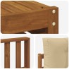 Ensemble de canapés d'extérieur 5 pcs Naturel et Beige 646894646894
