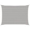 Voile d'ombre Gris clair et blanc 5 x 7 m HDPE 646895646895