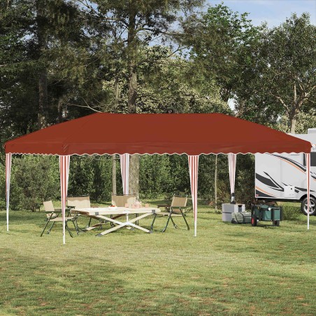 Tente de fête pop-up 575 x 290 x 245 cm Terre cuite 646902646902