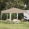 Tente de fête pop-up 288 x 288 x 245 cm Crème Tissu Oxford 646906646906