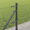 Clôture hexagonale avec base en béton 100 x 0,6 m Gris Maille 646907646907