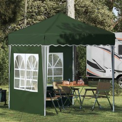 Tente de fête pop-up 195 x 195 x 245 cm Vert Tissu Oxford 646908646908