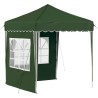 Tente de fête pop-up 195 x 195 x 245 cm Vert Tissu Oxford 646908646908