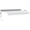 Auvent rétractable automatique avec LED anthracite et blanc 646910646910