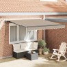 Auvent rétractable Beige 350 x 250 cm Polyester 646919646919