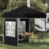 Tente de fête pop-up 195 x 195 x 245 cm Anthracite Tissu Oxford 646933646933