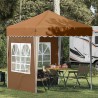 Tente de fête pop-up 195 x 195 x 245 cm Beige Tissu Oxford 646934646934