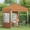 Tente de fête pop-up 195 x 195 x 245 cm Beige Tissu Oxford 646934646934