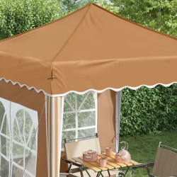 Tente de fête pop-up 195 x 195 x 245 cm Beige Tissu Oxford 646934646934