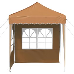 Tente de fête pop-up 195 x 195 x 245 cm Beige Tissu Oxford 646934646934