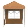 Tente de fête pop-up 195 x 195 x 245 cm Beige Tissu Oxford 646934646934