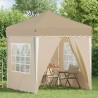 Tente de fête pop-up 195 x 195 x 245 cm Crème Tissu Oxford 646936646936