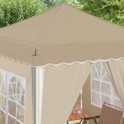 Tente de fête pop-up 195 x 195 x 245 cm Crème Tissu Oxford 646936646936