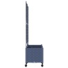 Porte-plante de jardin avec irrigation et roues 2 pc Gris PP 646938646938