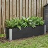 Jardinière surélevée Noir 150 x 30 x 36 cm 646957646957