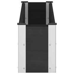 Jardinière surélevée Noir 150 x 30 x 36 cm 646957646957