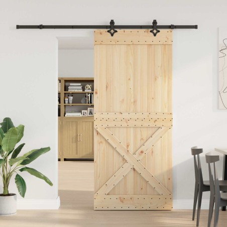 Porte coulissante NARVIK 100 x 210 cm (213,5 cm) 646964646964