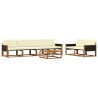 Ensemble de canapés d'extérieur 7 pcs Naturel et Crème 646965646965