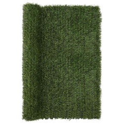 Clôture Artificielle Vert clair 1,5 x 4 m PVC et Acier 646966646966