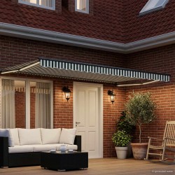 Store rétractable manuel avec LEDs 5 x 3 m 646971646971