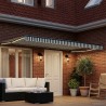 Store rétractable manuel avec LEDs 5 x 3 m 646971646971