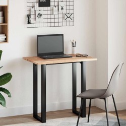Dessus de table rectangulaire 60x50x2 cm bois massif d'acacia 646974646974