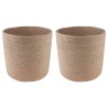 Ensemble de Pots à Plantes 2 pcs Naturel Ø 28 x 28 cm 646975646975