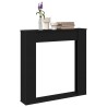 Habillage de cheminée en chêne noir 100 x 20 x 100 cm bois d'ingénierie 646982646982