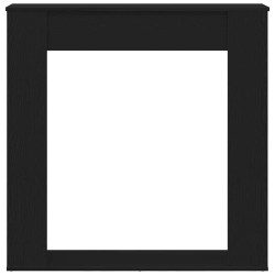 Habillage de cheminée en chêne noir 100 x 20 x 100 cm bois d'ingénierie 646982646982