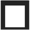 Habillage de cheminée en chêne noir 100 x 20 x 100 cm bois d'ingénierie 646982646982