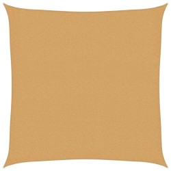 Voile d'ombrage 160 g/m² carré sable 3,6x3,6 m PEHD 646994646994