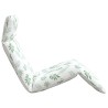 Transat pliant en tissu Oxford motif feuilles 175 x 54 x 8,5 cm 647000647000