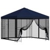 Abri de jardin avec parois 3 x 3 m Bleu Polyester et Acier 647002647002