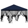 Abri de jardin avec parois 3 x 3 m Bleu Polyester et Acier 647002647002