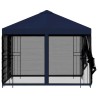 Abri de jardin avec parois 3 x 3 m Bleu Polyester et Acier 647002647002