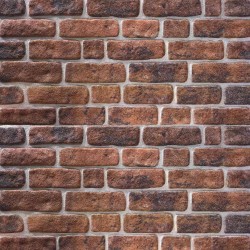 Panneaux muraux 10 pcs Brique Marron 100 x 50 cm Mousse EPS 647007647007